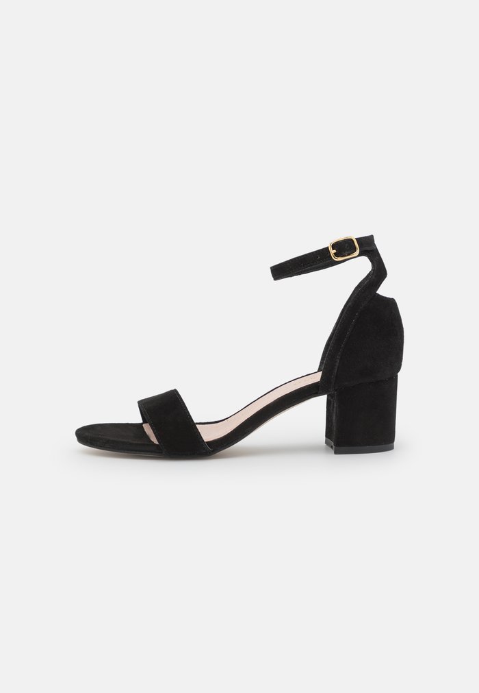 Sandales Anna Field LEATHER Block heel Boucle Noir Femme | LBZ-0187584